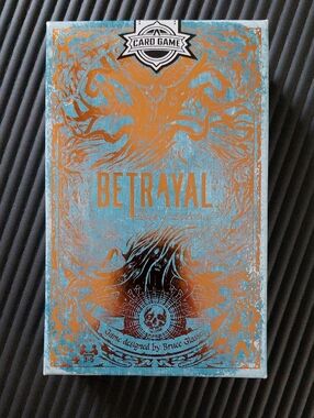 Betrayal Board Game Box - Turquoise & Copper Foil Horror Theme Game